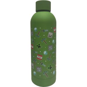 Botella Acero Inoxidable Minecraft 500ml