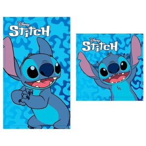 Set 2 toallas baño Stitch Disney algodon