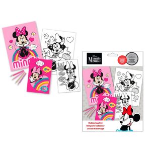 Set colorear + pegatinas Minnie Disney