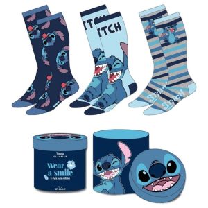 Set 3 calcetines Stitch Disney adulto surtido