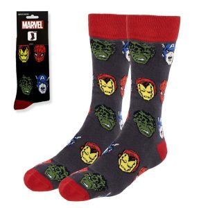 Set calcetines Vengadores Avengers Marvel adulto