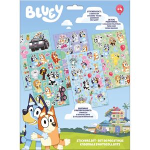 Set pegatinas Bluey
