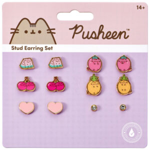 Set 6 pares pendientes Pusheen