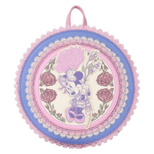 Mochila Floral Minnie Disney Loungefly 23cm