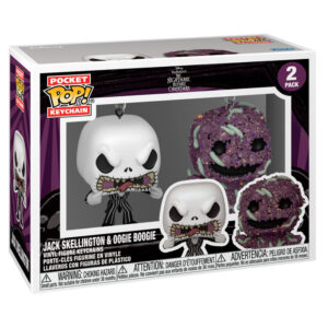 Blister 2 llaveros Pocket POP Disney Pesadilla Antes de Navidad Jack & Oogie Boogie