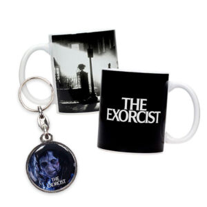 Taza + Llavero metalico El Exorcista