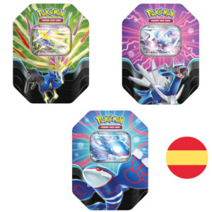 Lata cartas Pokemon español surtido