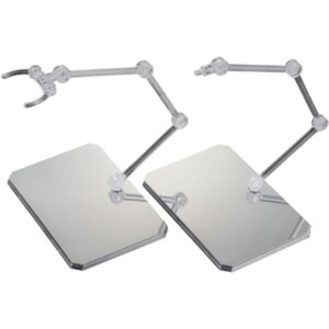 Base Exhibicion Action Base 6 Transparente con Pegatinas Espejo