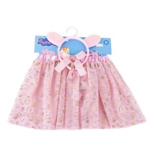 Set diadema + tutu fantasia Peppa Pig