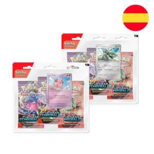 Blister cartas 3 sobres refuerzo Fuerzas Temporales Pokemon surtido español
