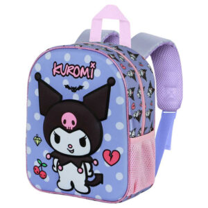 Mochila 3D Rebel Kuromi Hello Kitty and Friends 30cm
