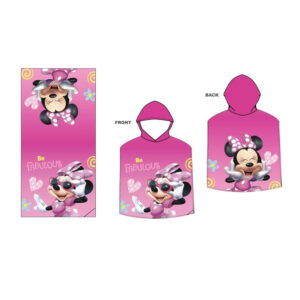 Poncho toalla Minnie Disney microfibra